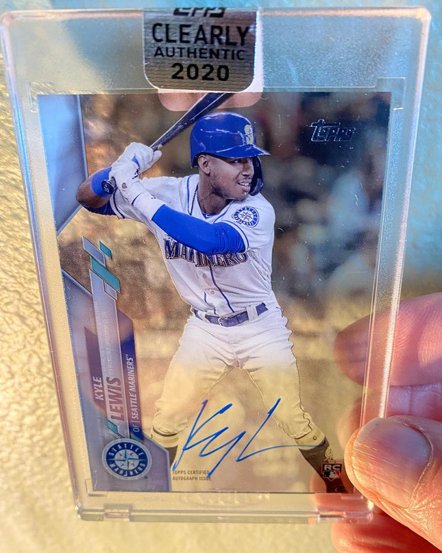 2020 Kyle Lewis Topps Clearly Authentic RC Auto Mariners