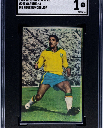 1964-1965 Sicker Verlag Die Neue Bundesliga GARRINCHA #293 - SGC 1 Brazil RARE